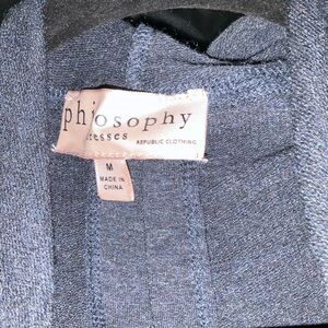 Philosophy dress.